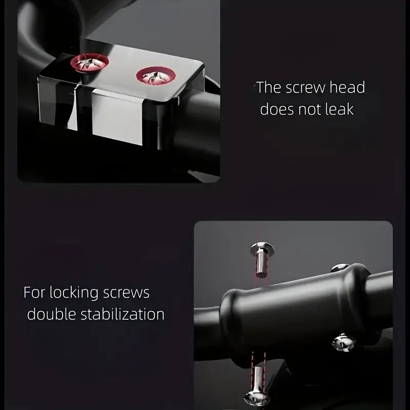 Premium Black Automatic Rebound Ab Roller with Elbow Pads
