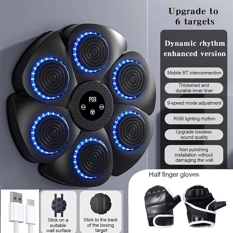 Intelligent Music Boxing Machine with Gloves - SuperSaverAU - view 3