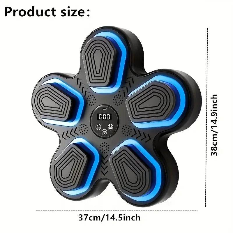 Premium Black Electronic Music Boxing Pad with 9 Modes