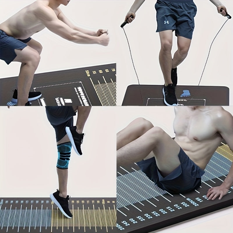 Premium Jumping Test Fitness Mat with Measurement Guide - 300 x 50cm