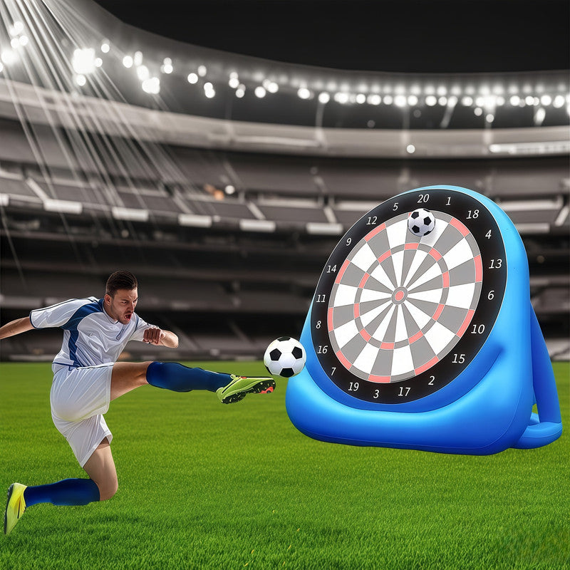 Premium Inflatable Dart Board Game with 2 Soccer Balls