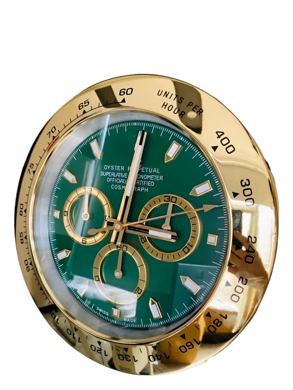 Premium Watch-Style Wall Clock – 14 Inch Silent Movement with Luminous Display