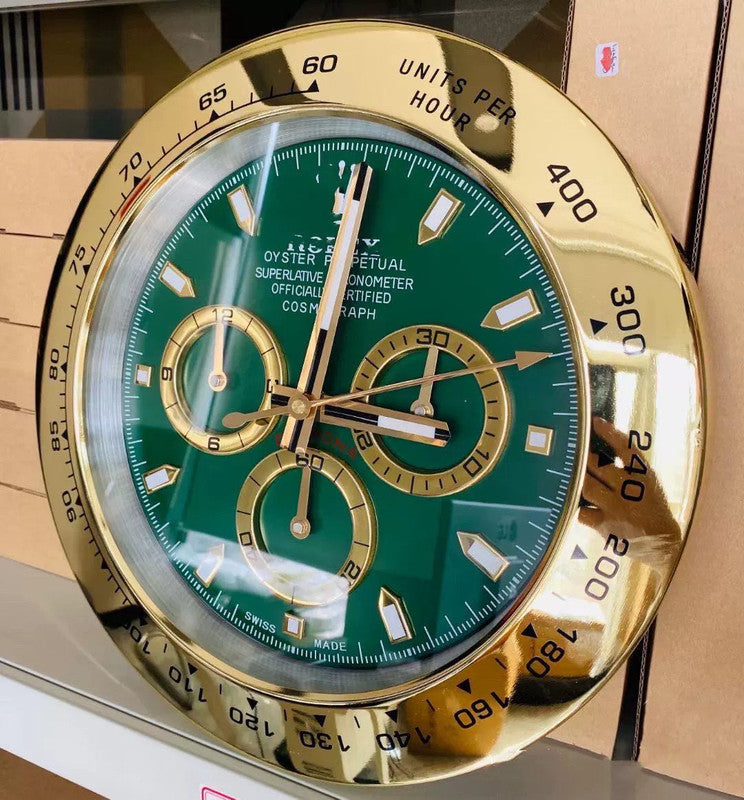 Premium Watch-Style Wall Clock – 14 Inch Silent Movement with Luminous Display