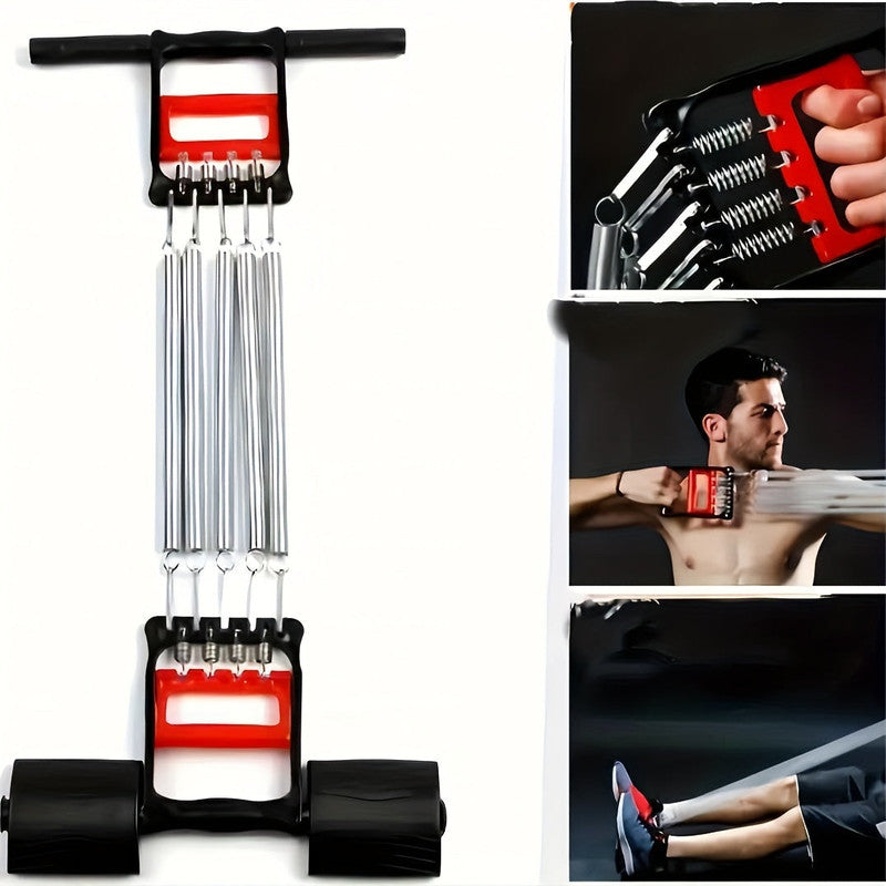 Premium Black Multifunctional Spring Pedal Puller Fitness Tensioner