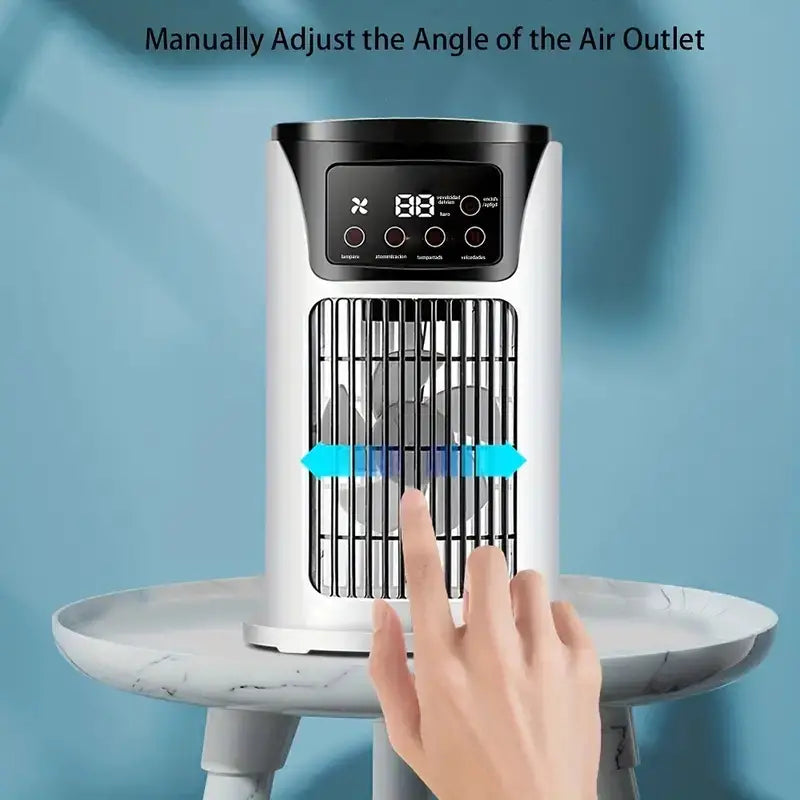 Premium Portable Smart USB Air Cooler with 7 LED Mood Lights
