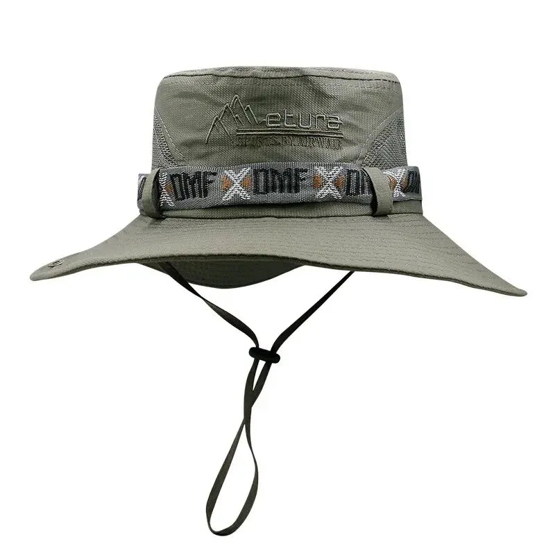 Mens Summer Bucket Hat UV Protection Wide Brim - SuperSaverAU - view 4
