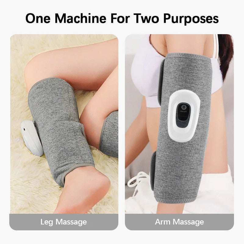 Wireless 360 Air Pressure Calf and Arm Massager Pair with 3 Compression Modes