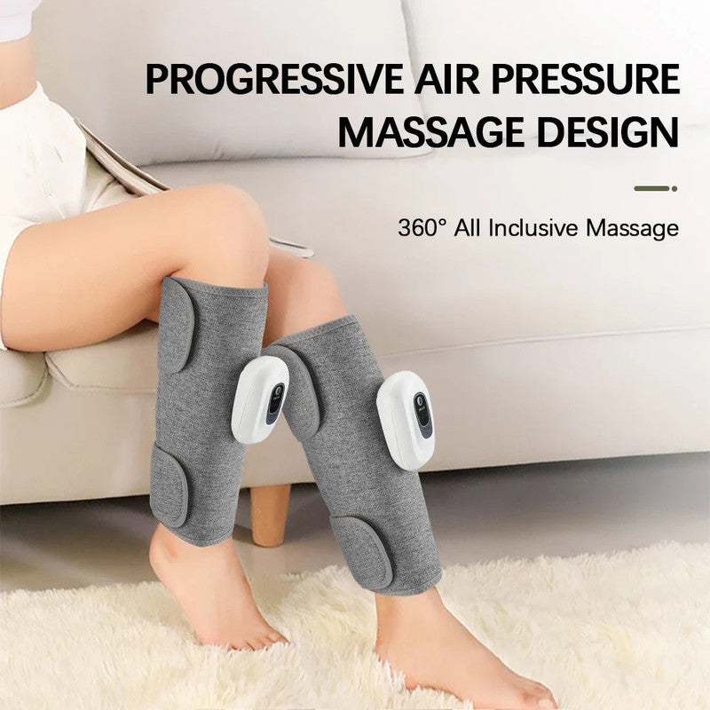 Wireless 360 Air Pressure Calf and Arm Massager Pair with 3 Compression Modes