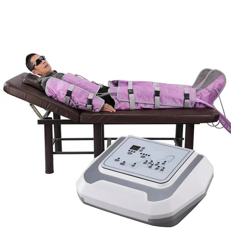 NNEOBA Professional Pressotherapy Air Compression Massage Machine for Arms Legs and Feet