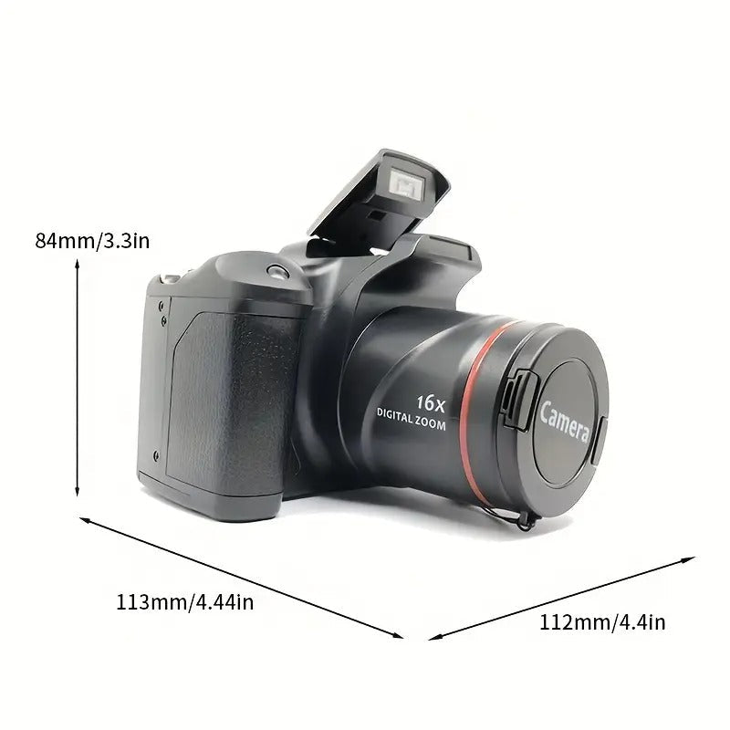 Premium Black 1080P HD Professional Digital Camcorder USB Rechargeable