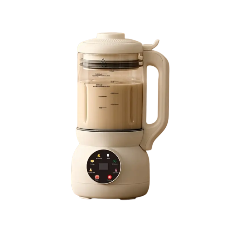 Premium Automatic Nut Milk Maker with Rotating Cleaning Brush 600W