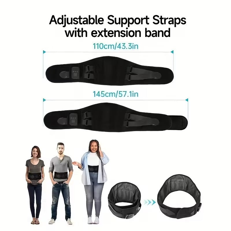 Heated Waist Massager Belt USB Rechargeable - SuperSaverAU - view 2