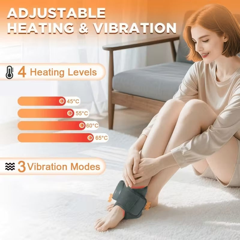 Ankle Heating Massager with Vibration & Heat Therapy - SuperSaverAU - view 4