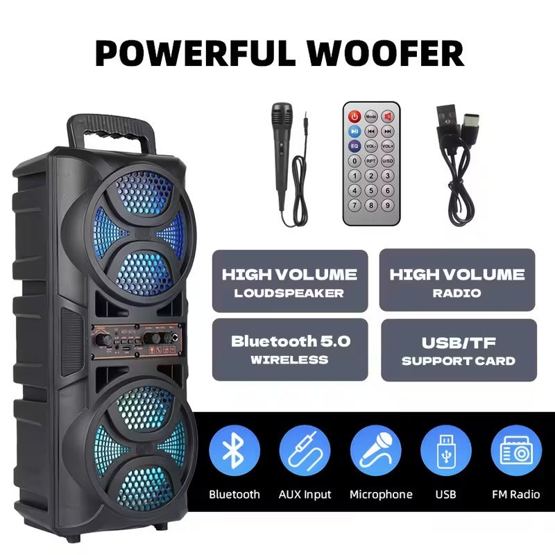 3000W Portable Wireless Speaker with Dual Subwoofers - SuperSaverAU - view 1