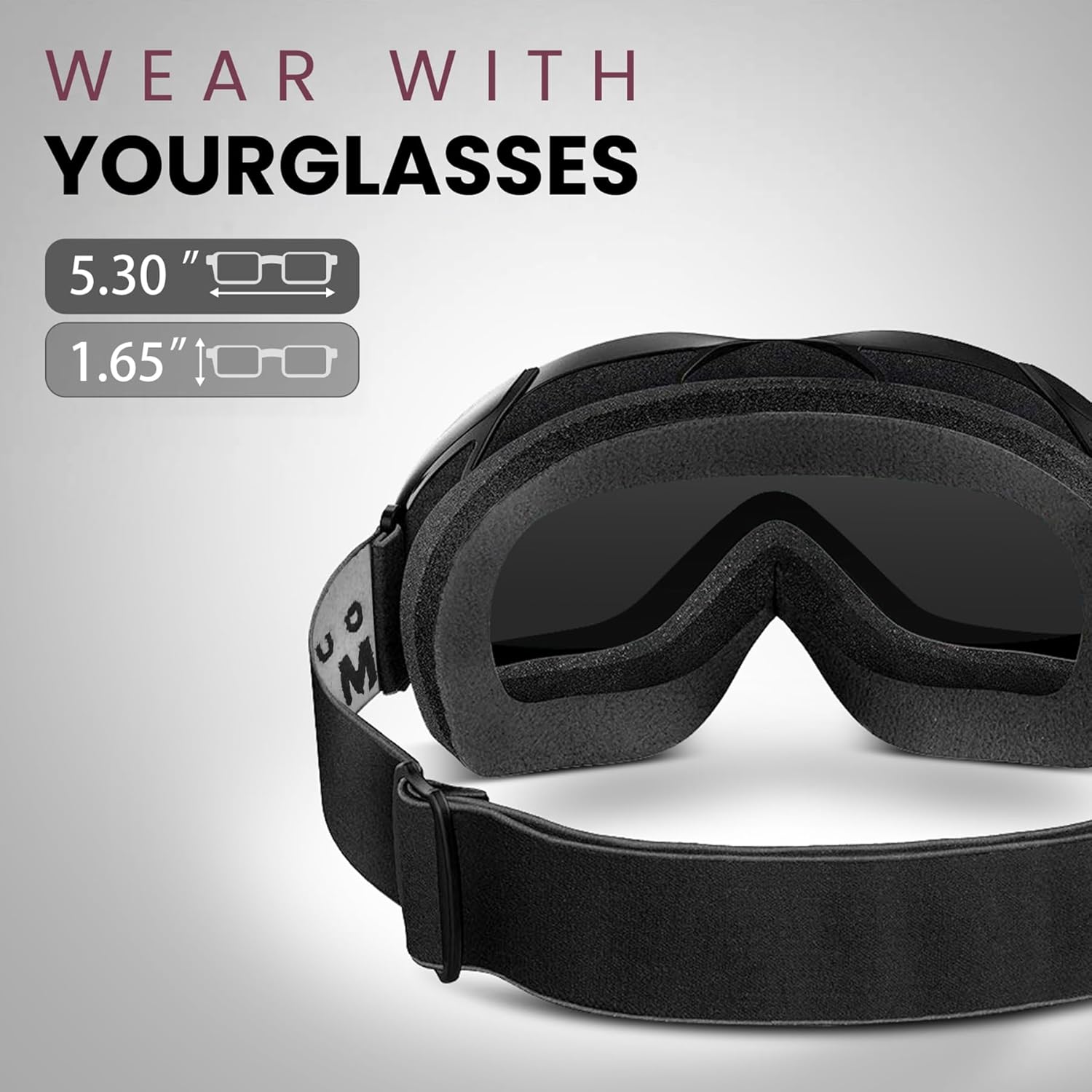 OutdoorMaster Ski Goggles - One Size, Anti-Fog, UV Protection, Unisex - SuperSaverAU - view 3