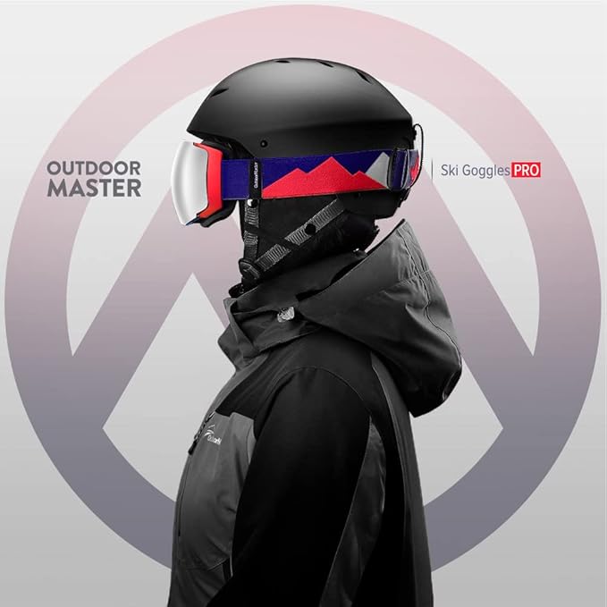 OutdoorMaster Ski Goggles PRO - Frameless, Interchangeable Lens, UV400 Protection - SuperSaverAU - view 5