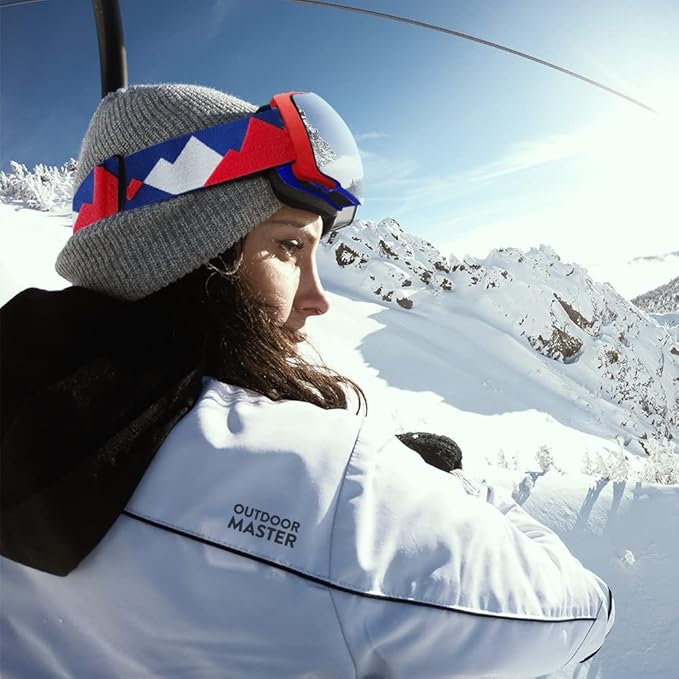 OutdoorMaster Ski Goggles PRO - Frameless, Interchangeable Lens, UV400 Protection - SuperSaverAU - view 7