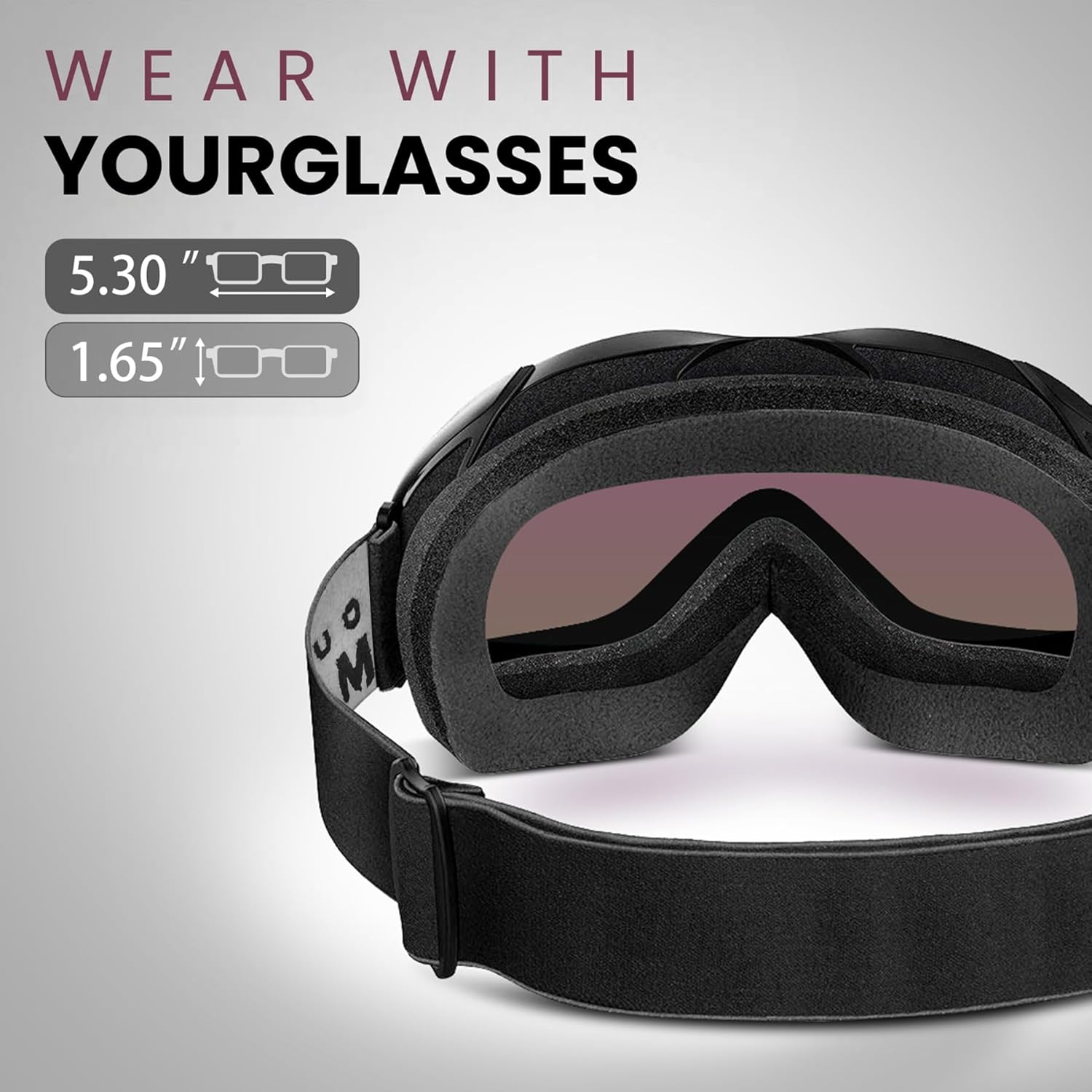 OutdoorMaster Ski Goggles - UV Protection, Anti-Fog, One Size, Unisex - SuperSaverAU - view 3