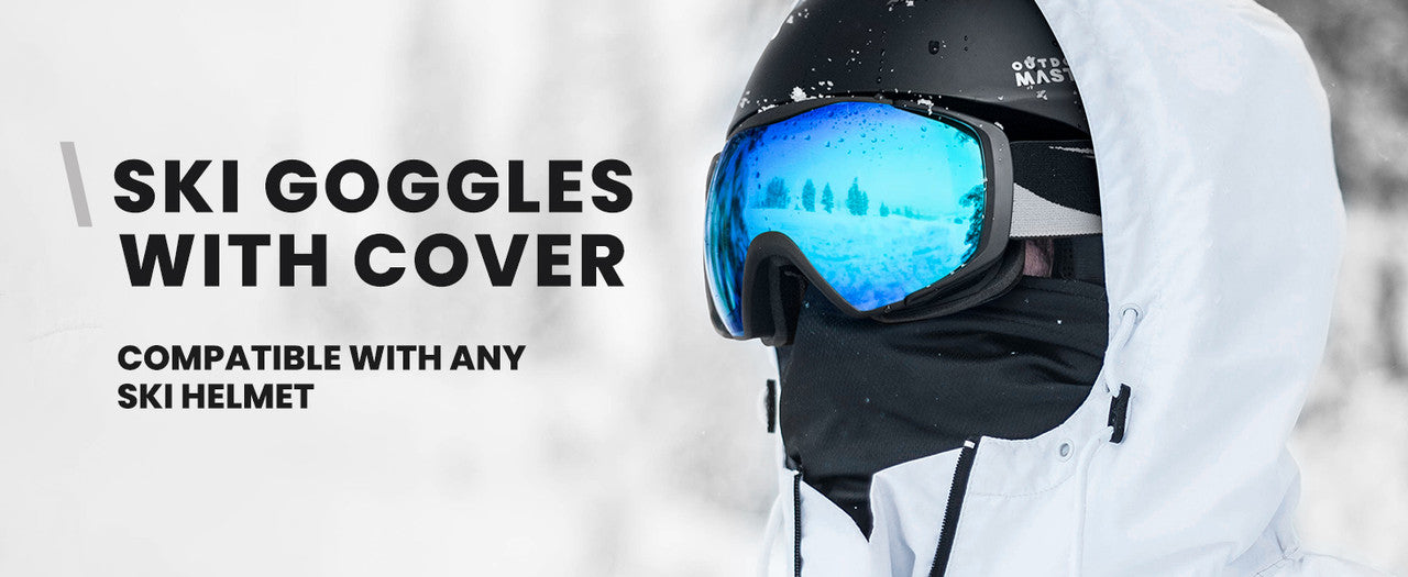OutdoorMaster Ski Goggles, Adult, OTG, Anti-Fog, 100% UV Protection, Winter - SuperSaverAU - view 10