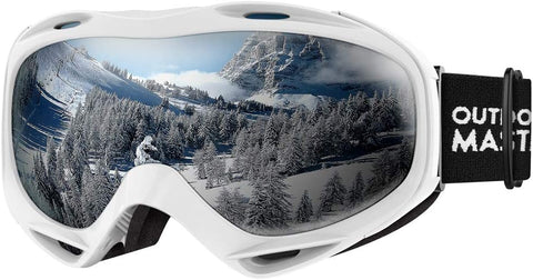 OutdoorMaster OTG Ski Goggles, One Size, Anti-Fog, UV Protection, Unisex - SuperSaverAU - view 1