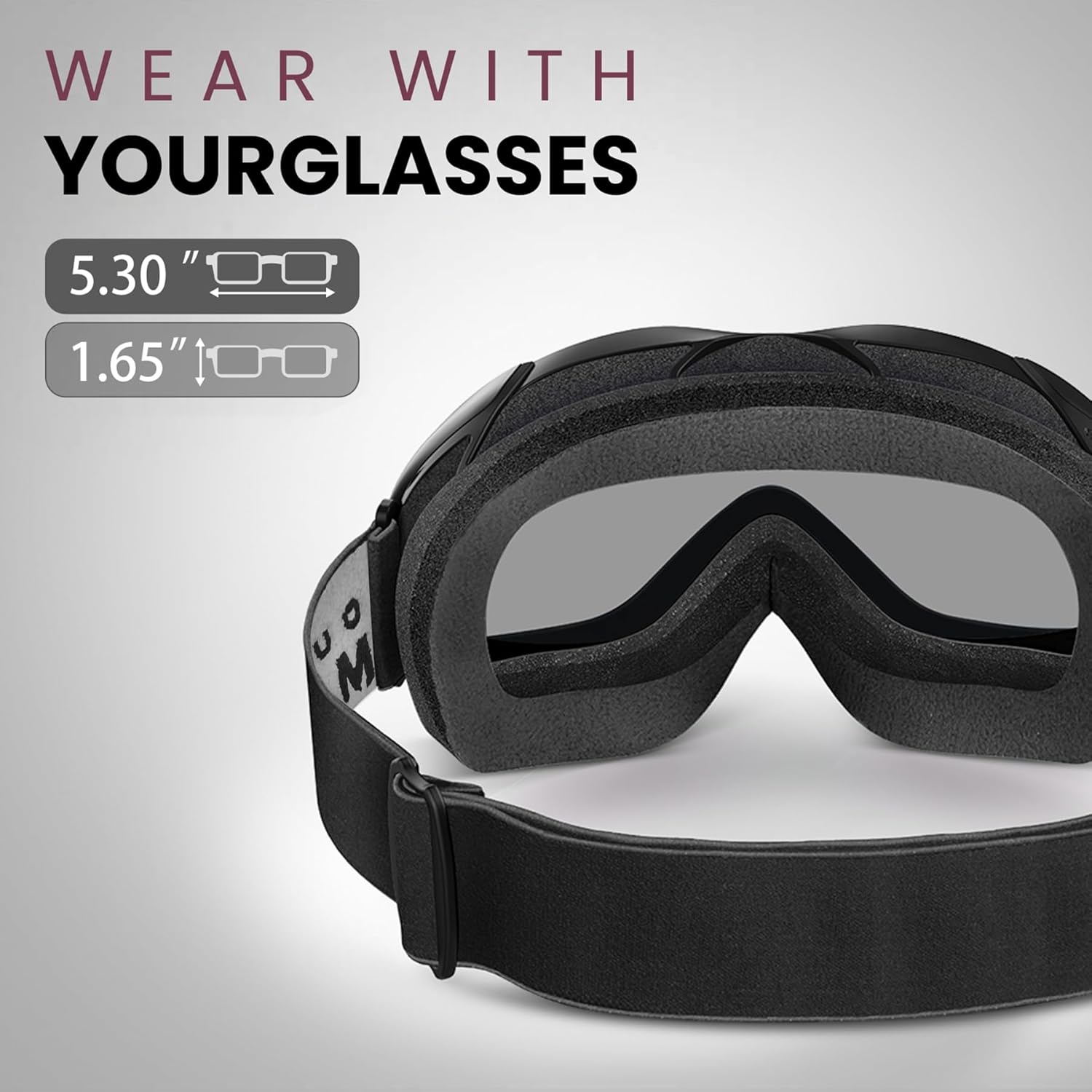 OutdoorMaster Ski Goggles - Modern, One Size, Anti-Fog, UV Protection, Unisex - SuperSaverAU - view 3