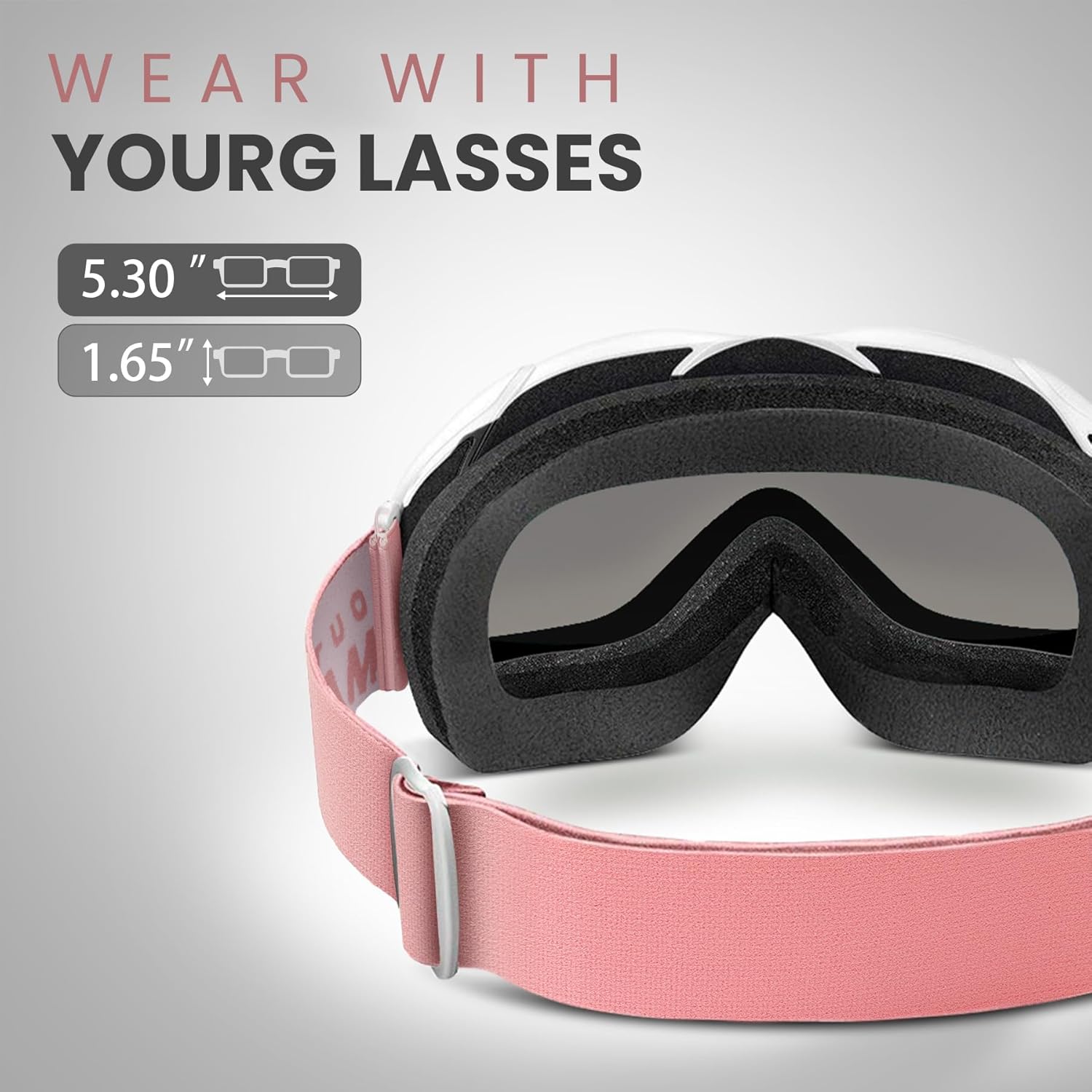 OutdoorMaster Ski Goggles - UV Protection, Anti-Fog, One Size, Unisex - SuperSaverAU - view 4