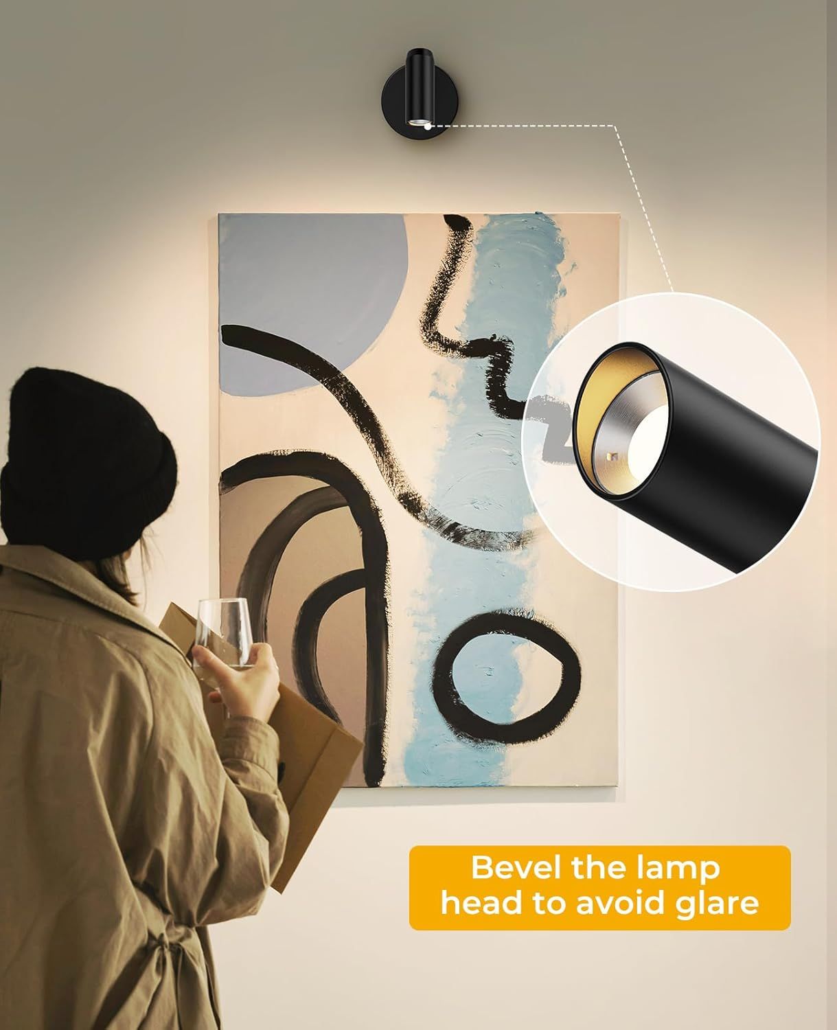 Premium Battery Operated Picture Light Set – 2 Pack, Remote Control & CCT Dimming