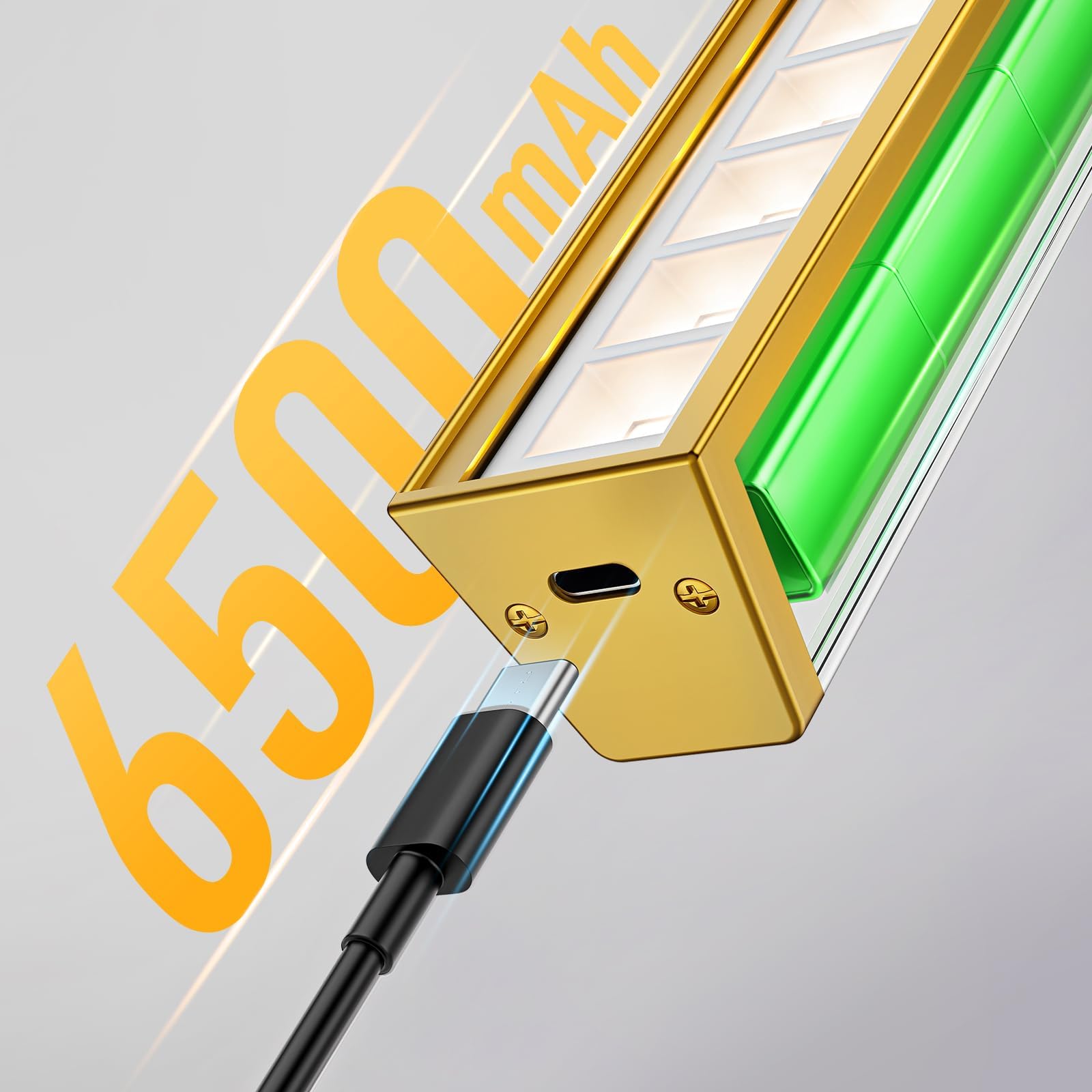 V1171 Wall Picture Light, 24in Battery-Powered, Remote Control, Dimmable, Gold - SuperSaverAU - view 9