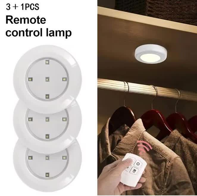 LED Light Set with Remote - Cool White, Battery-Powered, Infrared Sensor, 3 Pack - SuperSaverAU - view 8