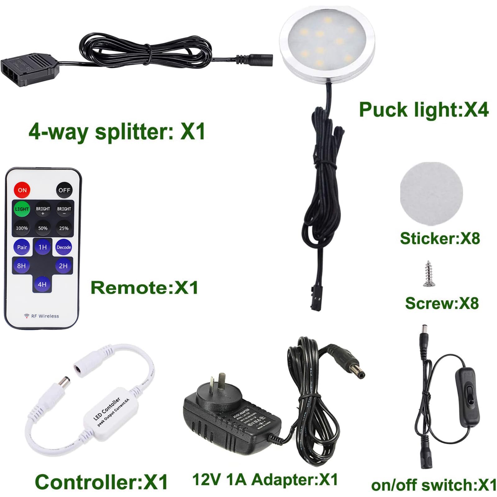 Energy Efficient Dimmable Under Counter Lights, 12W, 4 Lights, Daylight White - SuperSaverAU - view 2