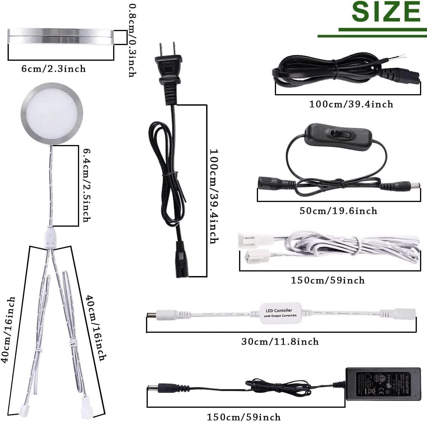 Linkable Under Cabinet LED Puck Lights 12V Dimmable with Wireless RF Remote Control - SuperSaverAU - view 3