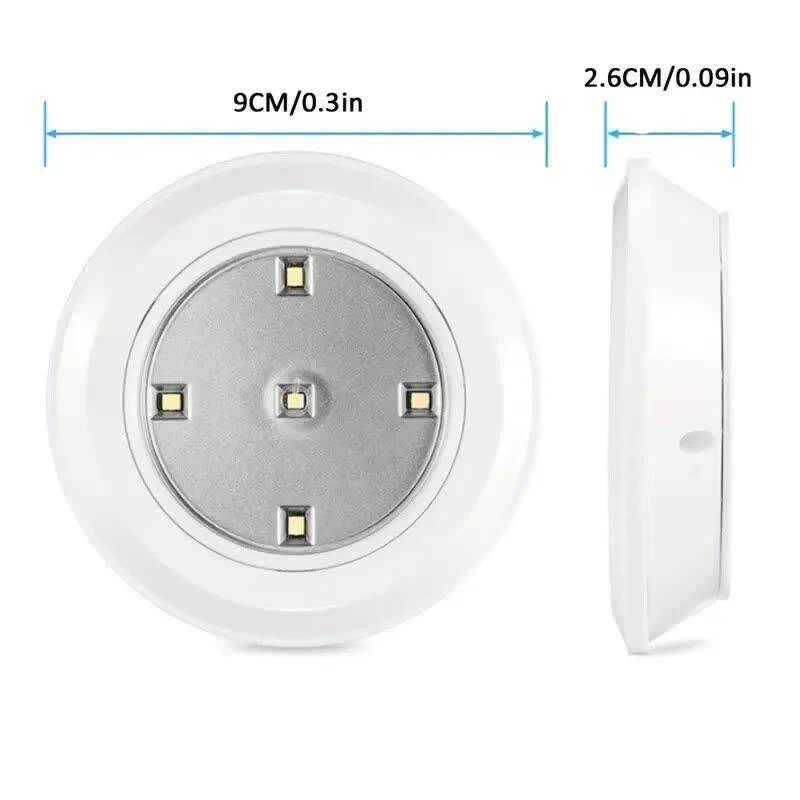 6 LED Light Set with Remote - Warm White, Battery-Powered, Easy Installation - SuperSaverAU - view 6