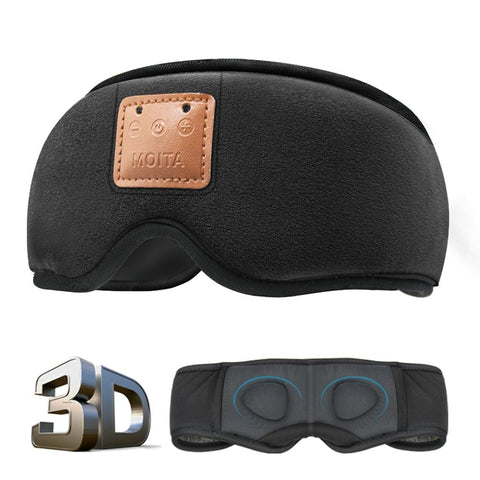 Bluetooth Sleep Headphones Eye Mask, 2-in-1 with Rechargeable Battery, 23-28 Inch - SuperSaverAU - view 1