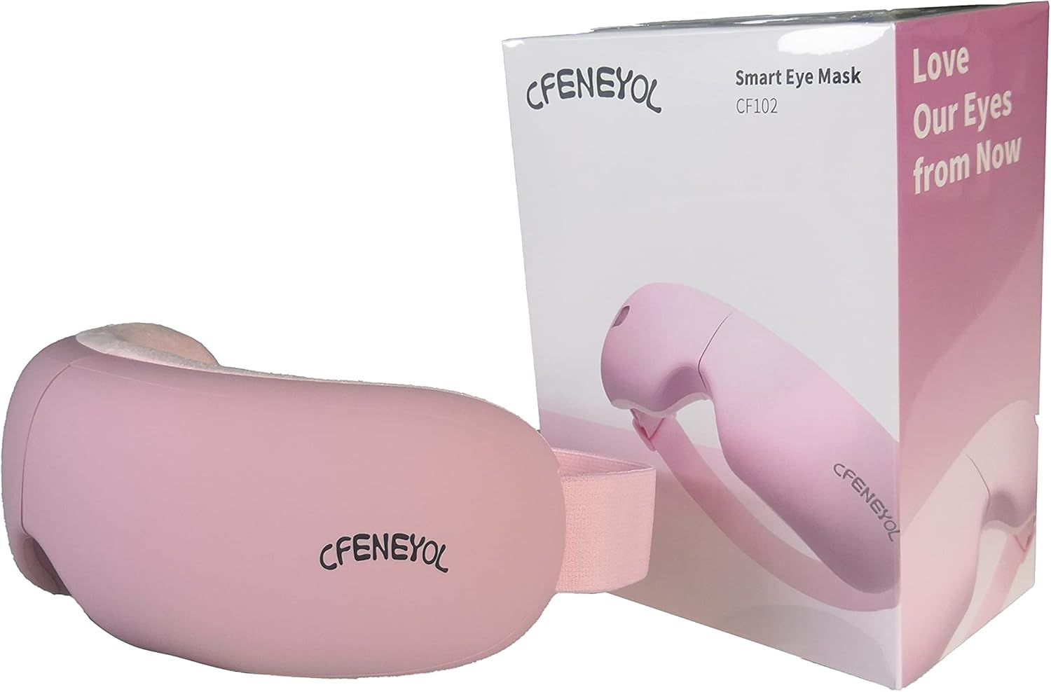 Smart Heated Eye Massager Gift with Bluetooth Music Air Pressure and Warm Compress