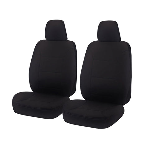 Premium Isuzu D-MAX Front Bucket Black All Terrain Seat Covers 2012-2020