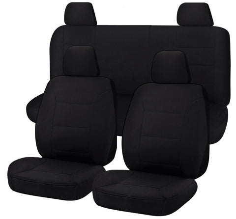 Premium Nissan Navara D40 Dual Cab Black All Terrain Seat Covers 2006-2015
