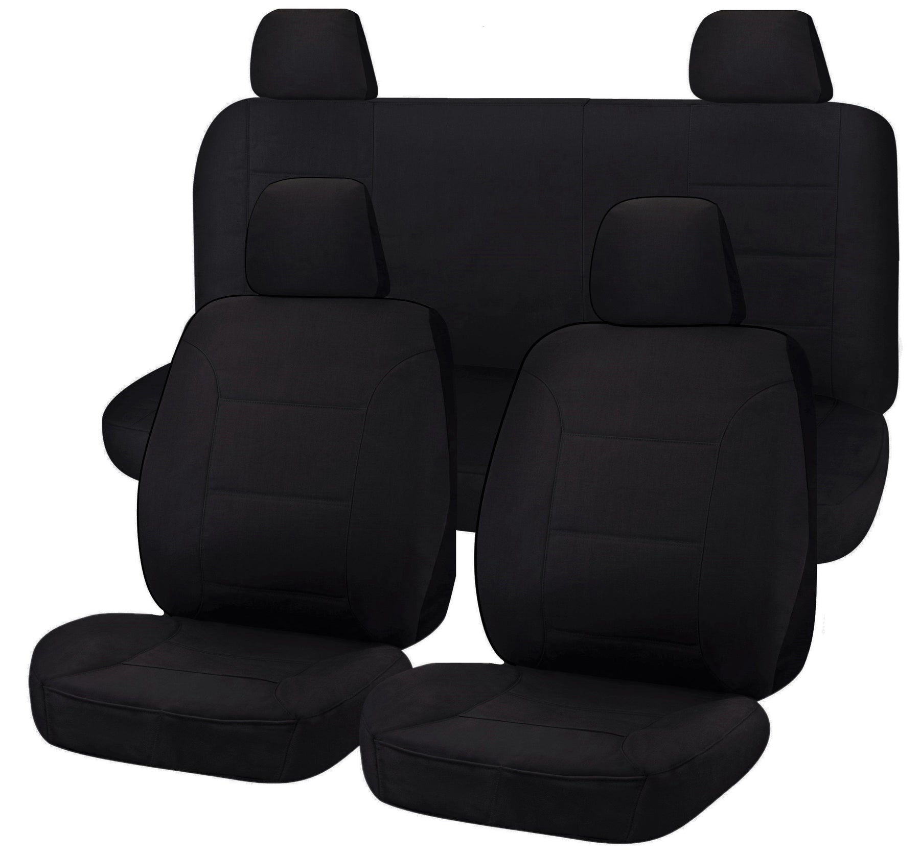 Premium Nissan Navara D40 Dual Cab Black All Terrain Seat Covers 2006-2015