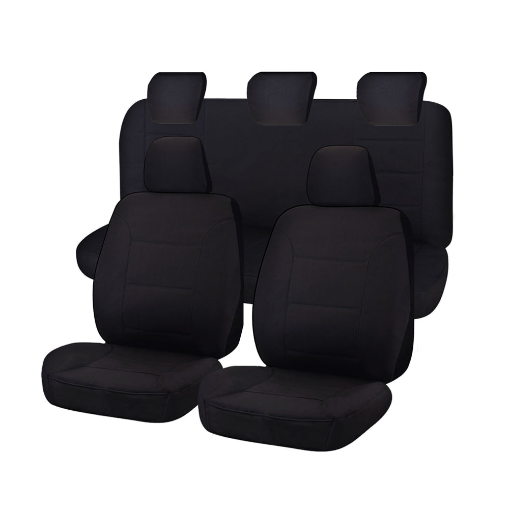 Premium Mazda BT-50 UP Dual Cab Black Challenger Seat Covers 2011-2015