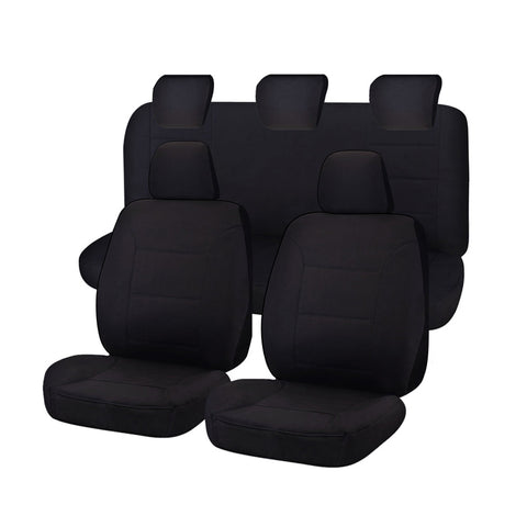 Premium Mazda BT-50 UP Dual Cab Black Challenger Seat Covers 2011-2015