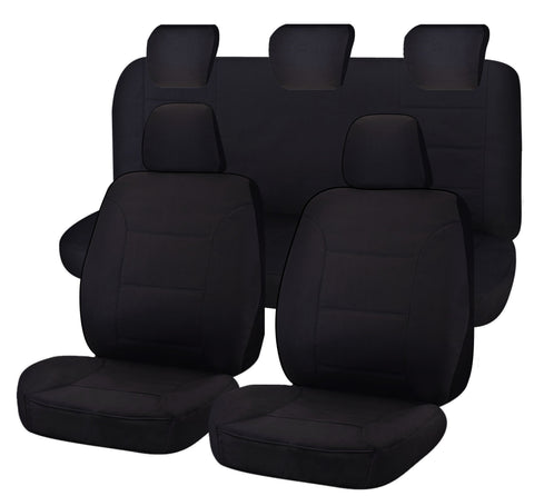 Premium Mazda BT-50 UR Dual Cab Black Challenger Seat Covers 2015-2020