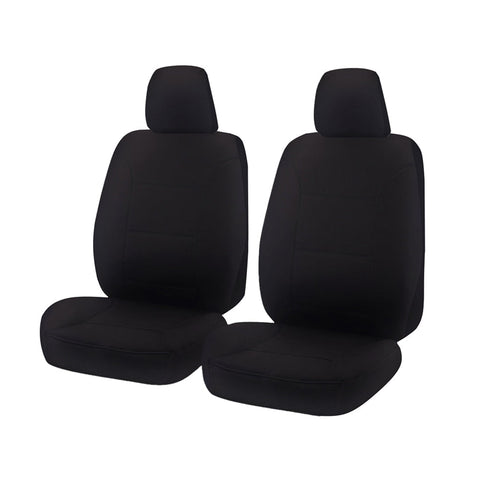 Premium Ford Ranger PX PXII Front Bucket Black Challenger Seat Covers 2011-On