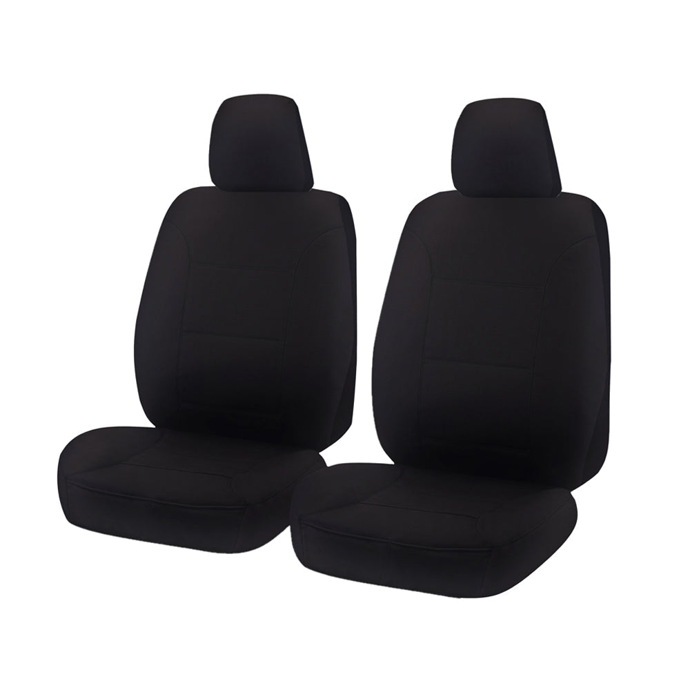 Premium Ford Ranger PX PXII Front Bucket Black Challenger Seat Covers 2011-On