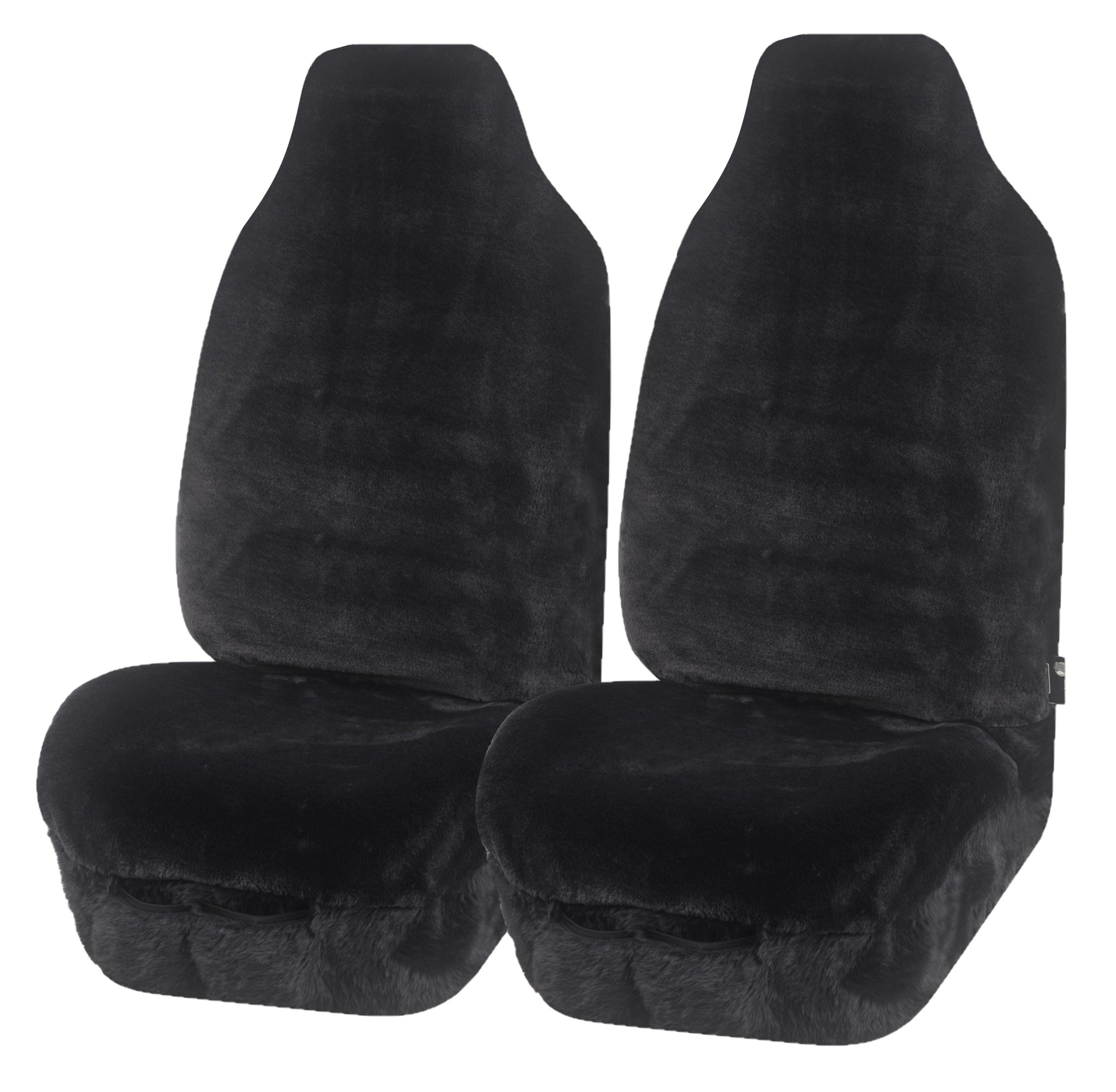 Universal Finesse Faux Fur Seat Covers - 20mm Thick, Soft Minky Fabric, Airbag Compatible - SuperSaverAU - view 1