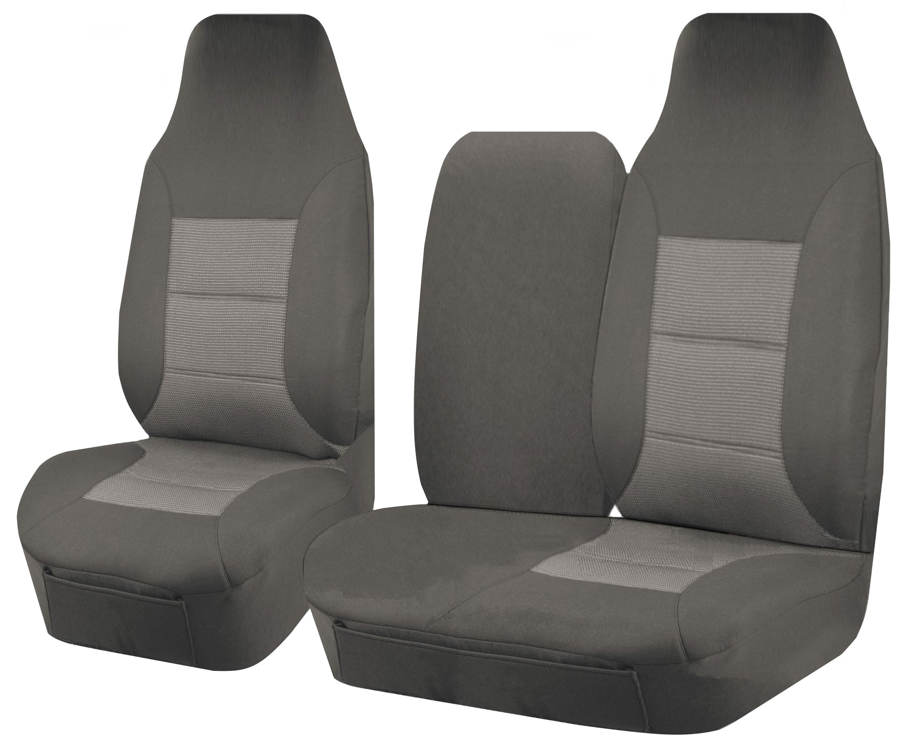 Premium Toyota HiAce TRH-KDH LWB Grey Premium Seat Covers 2005-2015