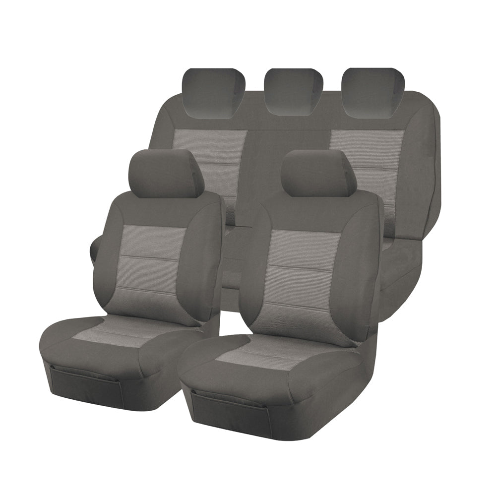 Premium Mazda BT-50 UP Dual Cab Grey Jacquard Seat Covers 2011-2015