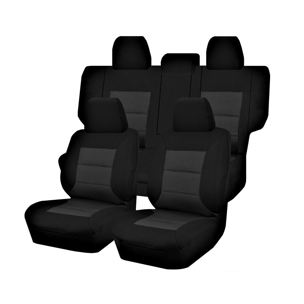 Premium Mitsubishi Pajero 7 Seater Black Premium Seat Covers 2006-On