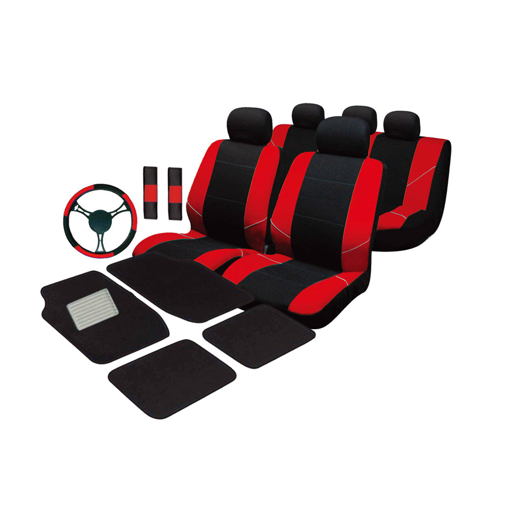 Premium Universal Ultimate Red Car Accessories Value Pack