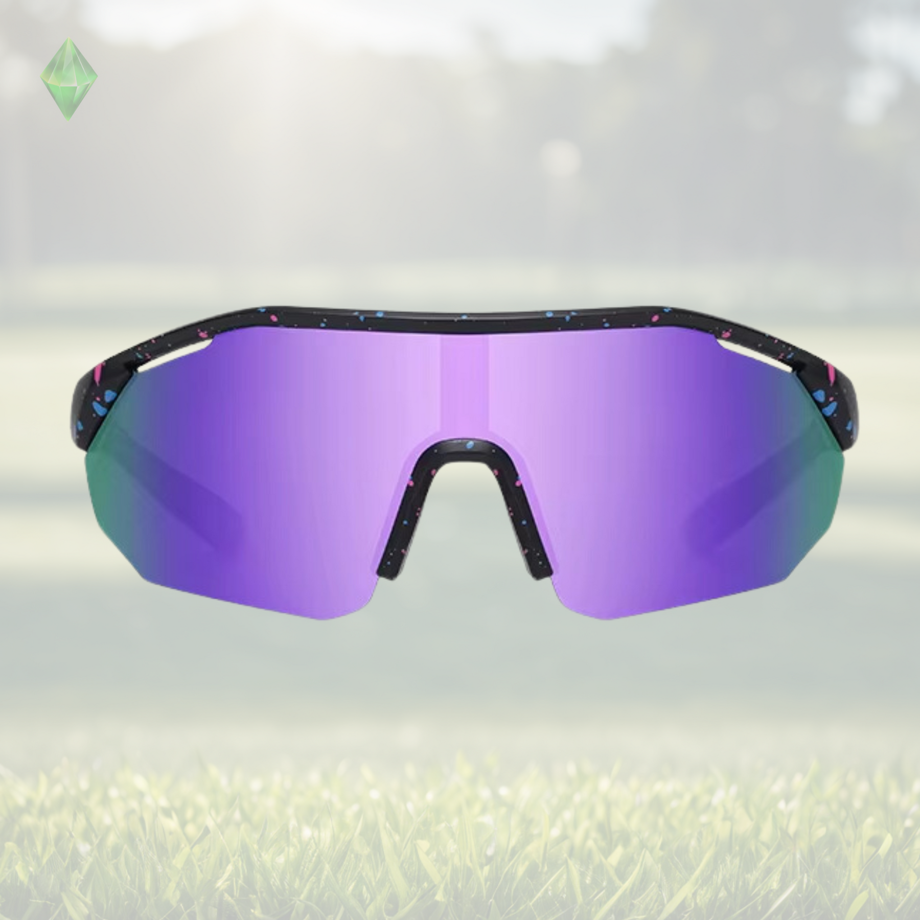 Sportiq ClarityX Amethyst Polarised UV400 Sport Sunglasses