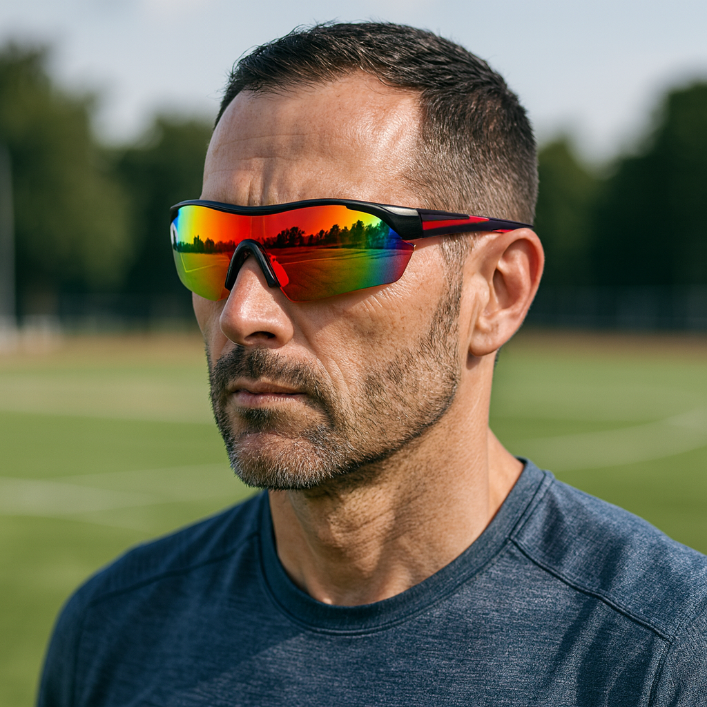 Sportiq ClarityX Ruby Polarised UV400 Sport Sunglasses