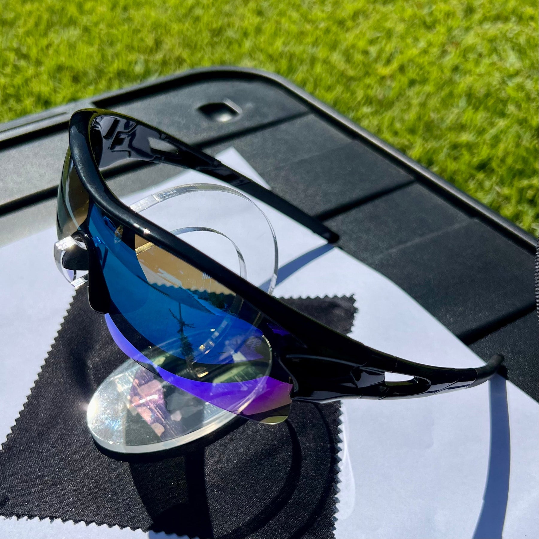 Sportiq OptiView Sky Blue Polarised UV400 Sport Sunglasses